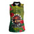 Cook Islands ANDAC Day Women Sleeveless Polo Shirt Honor and Remember Soliders-Forever in My Thoughts Grunge Style