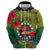Cook Islands ANDAC Day Zip Hoodie Honor and Remember Soliders-Forever in My Thoughts Grunge Style