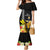 Hawaii King Kamehameha Day Family Matching Mermaid Dress and Hawaiian Shirt Kanaka Maoli Hibiscus Flower and Kakau Pattern
