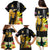 Hawaii King Kamehameha Day Family Matching Puletasi and Hawaiian Shirt Kanaka Maoli Hibiscus Flower and Kakau Pattern