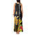 Hawaii King Kamehameha Day Tank Maxi Dress Kanaka Maoli Hibiscus Flower and Kakau Pattern