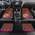 Chamorro Biba Guam Car Mats Latte Stone Tribal and Hibiscus Flower Tapa Pattern