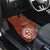 Chamorro Biba Guam Car Mats Latte Stone Tribal and Hibiscus Flower Tapa Pattern