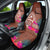 Chamorro Biba Guam Car Seat Cover Latte Stone Tribal and Hibiscus Flower Tapa Pattern