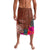 Chamorro Biba Guam Lavalava Latte Stone Tribal and Hibiscus Flower Tapa Pattern