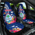 Personalised Guam Liberation Car Seat Cover Latte Stone and Guahan Seal Jungle Flower