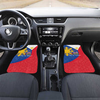 Philippines Independence Day Car Mats Araw ng Kalayaan Polynesian Sun and YAKAN Pattern