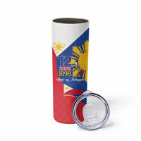 Philippines Independence Day Skinny Tumbler Araw ng Kalayaan Polynesian Sun and YAKAN Pattern