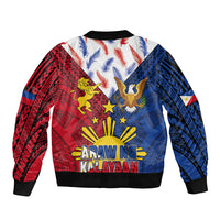 Philippines Independence Day 126th Anniversary Bomber Jacket Polynesian Pattern National Flag Style