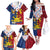 Philippines Independence Day 126th Anniversary Family Matching Off The Shoulder Long Sleeve Dress and Hawaiian Shirt Polynesian Pattern National Flag Style