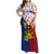 Philippines Independence Day 126th Anniversary Family Matching Off Shoulder Maxi Dress and Hawaiian Shirt Polynesian Pattern National Flag Style