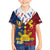 Philippines Independence Day 126th Anniversary Family Matching Off Shoulder Short Dress and Hawaiian Shirt Polynesian Pattern National Flag Style