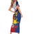 Philippines Independence Day 126th Anniversary Family Matching Short Sleeve Bodycon Dress and Hawaiian Shirt Polynesian Pattern National Flag Style