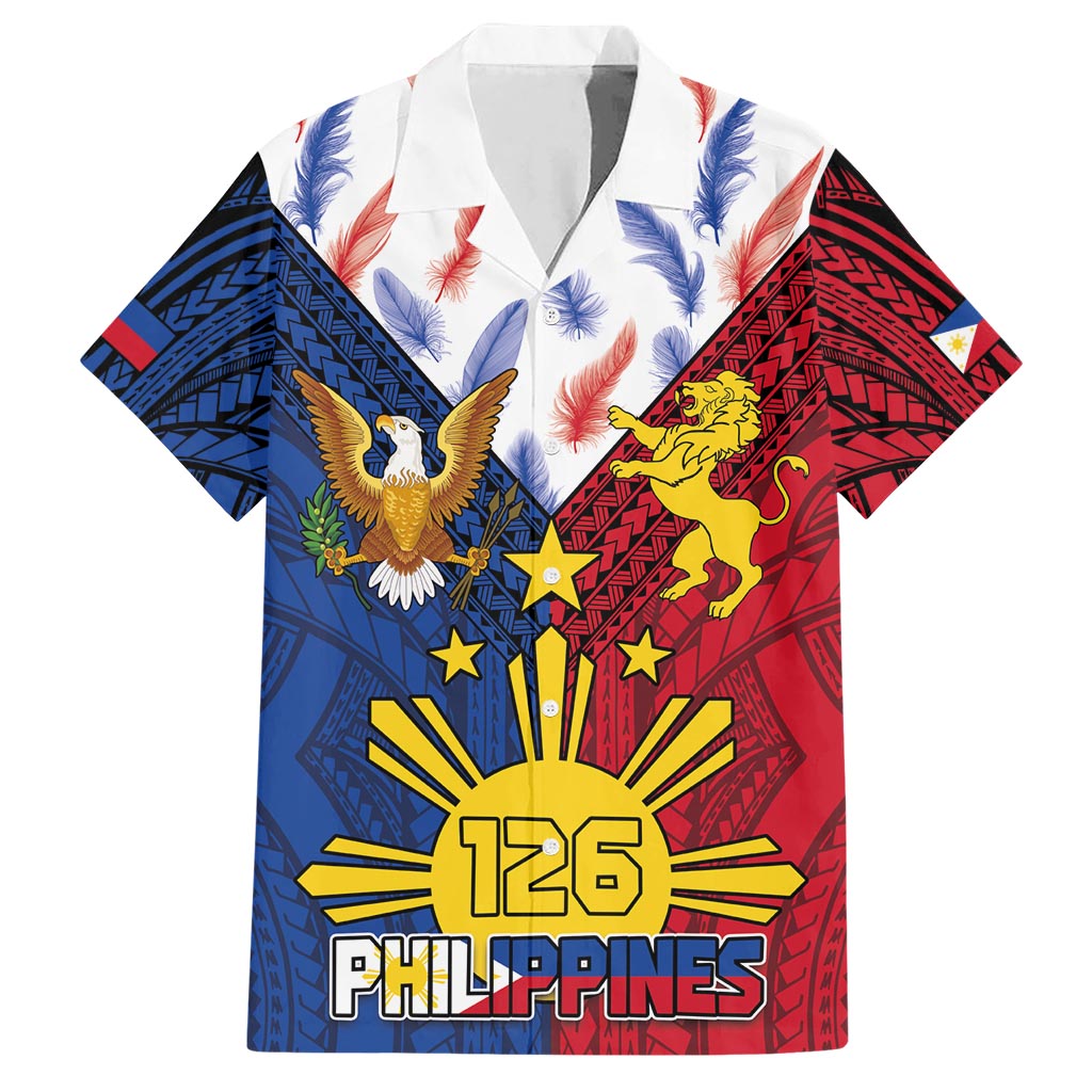 Philippines Independence Day 126th Anniversary Hawaiian Shirt Polynesian Pattern National Flag Style