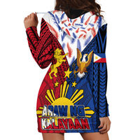 Philippines Independence Day 126th Anniversary Hoodie Dress Polynesian Pattern National Flag Style
