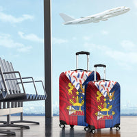 Philippines Independence Day 126th Anniversary Luggage Cover Polynesian Pattern National Flag Style