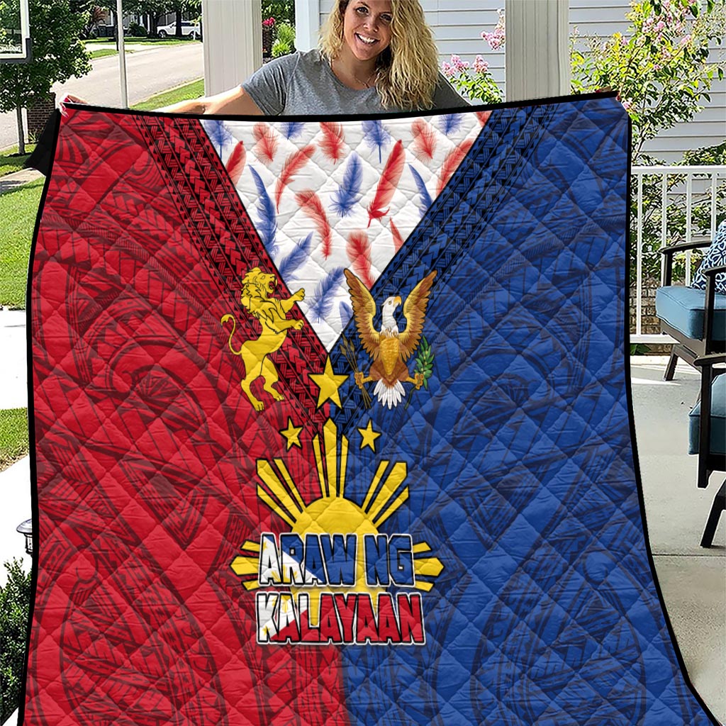 Philippines Independence Day 126th Anniversary Quilt Polynesian Pattern National Flag Style