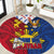 Philippines Independence Day 126th Anniversary Round Carpet Polynesian Pattern National Flag Style