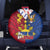 Philippines Independence Day 126th Anniversary Spare Tire Cover Polynesian Pattern National Flag Style