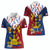 Philippines Independence Day 126th Anniversary Women Polo Shirt Polynesian Pattern National Flag Style