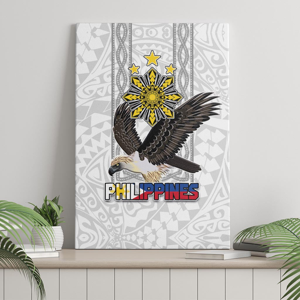 Philippines Eagle Week Canvas Wall Art Polynesian Pattern Barong Style