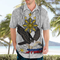 Philippines Eagle Week Hawaiian Shirt Polynesian Pattern Barong Style