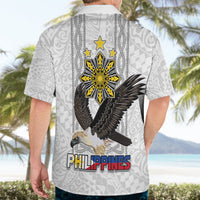 Philippines Eagle Week Hawaiian Shirt Polynesian Pattern Barong Style