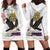 Philippines Eagle Week Hoodie Dress Polynesian Pattern Barong Style