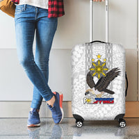 Philippines Eagle Week Luggage Cover Polynesian Pattern Barong Style