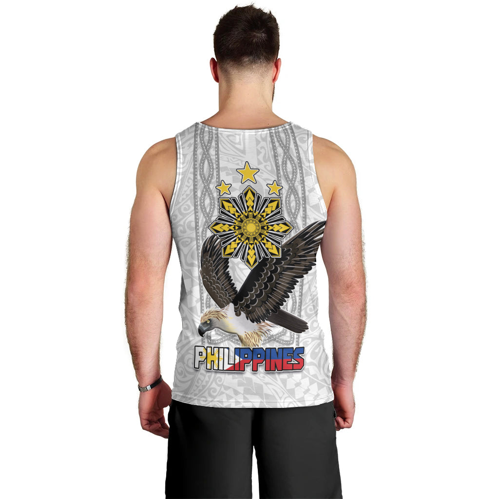 Philippines Eagle Week Men Tank Top Polynesian Pattern Barong Style