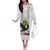 Philippines Eagle Week Off The Shoulder Long Sleeve Dress Polynesian Pattern Barong Style