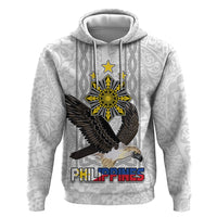 Philippines Eagle Week Zip Hoodie Polynesian Pattern Barong Style