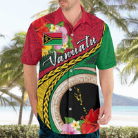 Vanuatu Tribal Boar Tusk Hawaiian Shirt Tropical Plants with Namele and Melanesian Pattern LT03 - Polynesian Pride