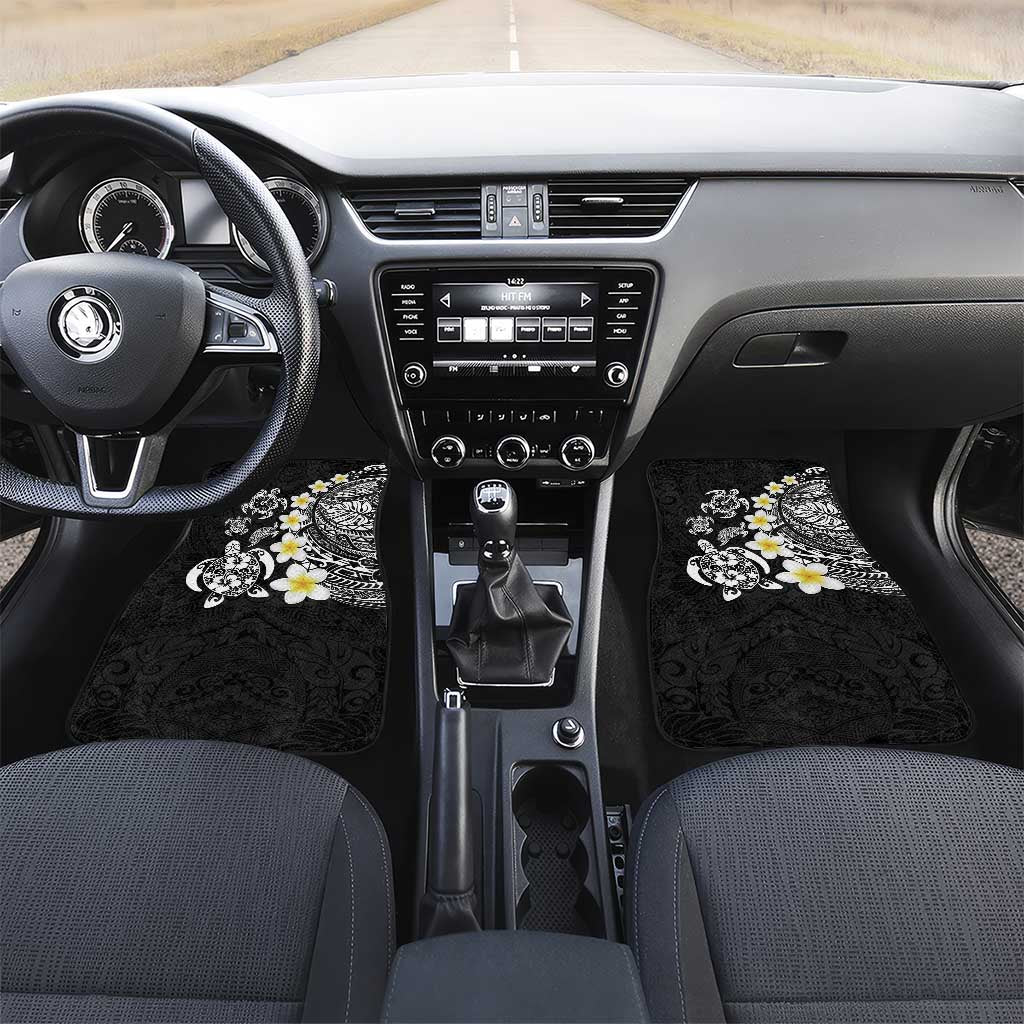 Hawaiian Plumeria Turtles Car Mats Polynesian Art Tattoo