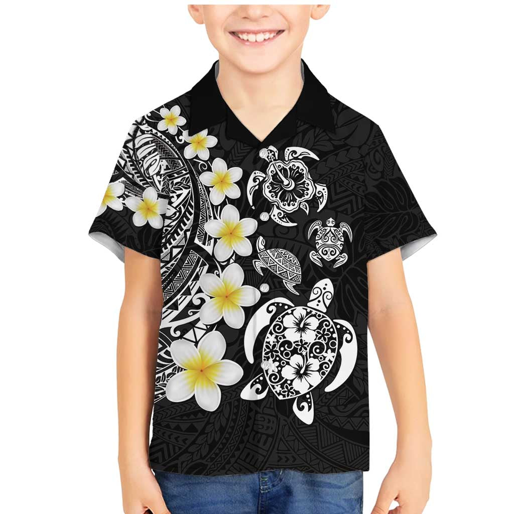 Hawaiian Plumeria Turtles Family Matching Mermaid Dress and Hawaiian Shirt Polynesian Art Tattoo