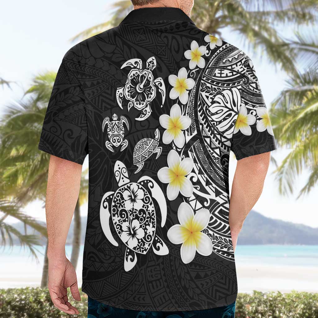 Hawaiian Plumeria Turtles Hawaiian Shirt Polynesian Art Tattoo LT03 - Polynesian Pride
