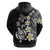 Hawaiian Plumeria Turtles Zip Hoodie Polynesian Art Tattoo