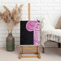 Samoan Art Tattoo Polynesian Pattern Canvas Wall Art Pink Out Color LT03 - Polynesian Pride
