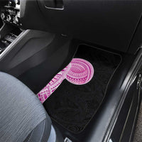 Samoan Art Tattoo Polynesian Pattern Car Mats Pink Out Color LT03 - Polynesian Pride