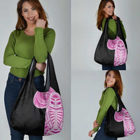 Samoan Art Tattoo Polynesian Pattern Grocery Bag Pink Out Color LT03 - Polynesian Pride