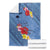 Bula Fiji Hibiscus and Plumeria Flowers Blanket Tapa Tattoo Polynesian Pattern