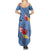 Bula Fiji Hibiscus and Plumeria Flowers Family Matching Summer Maxi Dress and Hawaiian Shirt Tapa Tattoo Polynesian Pattern