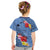 Bula Fiji Hibiscus and Plumeria Flowers Kid T Shirt Tapa Tattoo Polynesian Pattern