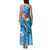 Hawaii Sea Turtle and Tropical Flowers Family Matching Tank Maxi Dress and Hawaiian Shirt Polynesian Tattoo Undersea Vibe