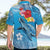 Hawaii Sea Turtle and Tropical Flowers Hawaiian Shirt Polynesian Tattoo Undersea Vibe