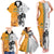 Custom Fiji and Australia Rugby Family Matching Tank Maxi Dress and Hawaiian Shirt Aboriginal and Fijian Masi Pattern