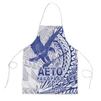 Samoa Pago Pago Aeto Apron Wingstyle Blue-White Color - Polynesian Pride