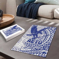 Samoa Pago Pago Aeto Puzzle Wingstyle Blue-White Color LT03