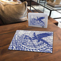 Samoa Pago Pago Aeto Puzzle Wingstyle Blue-White Color LT03