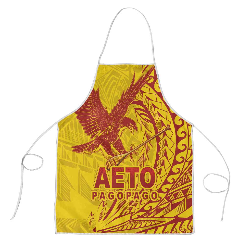 Samoa Pago Pago Aeto Apron Wingstyle Red-Gold Color - Polynesian Pride